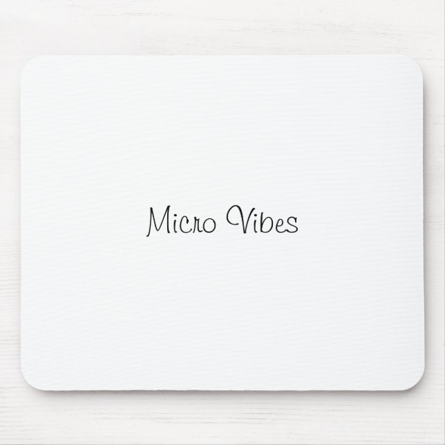 Micro white mouse pad  (Front)