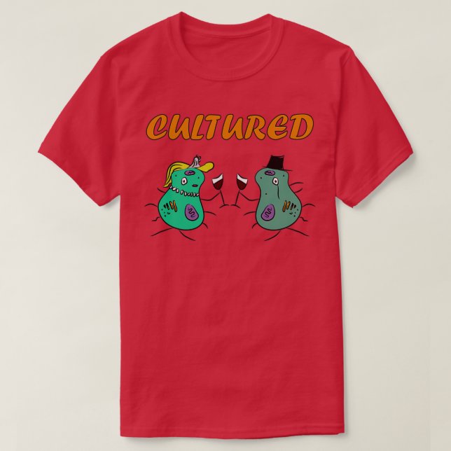 Microbe Cultured T-Shirt (Design Front)
