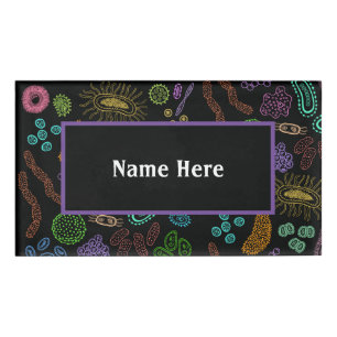Microbes Name Tag