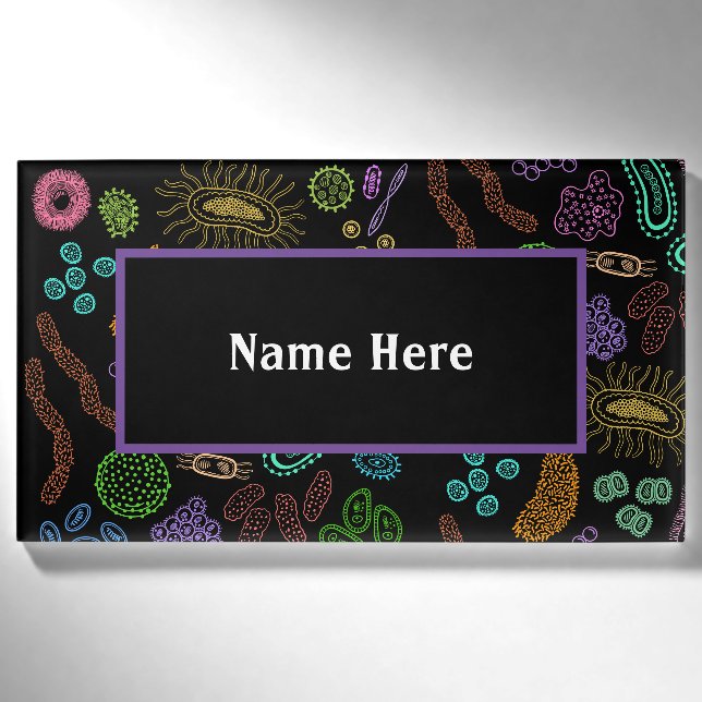 Microbes Name Tag (Front)