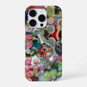  Microbial Kaleidoscope: A Colony in Colour iPhone 16 Pro Case