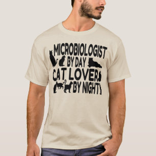 Microbiologist Cat Lover T-Shirt