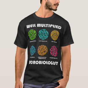 Microbiologist Gift Idea Colourful Bacteria Coloni T-Shirt