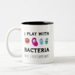 Microbiologist scientist microscopic life students Two-Tone coffee mug<br><div class="desc">searching Parasitologists Pharmaceutical Scientists and Technologists for biology National Science Day Christmas birthday end of year Makes a great gift for the chemist,  microbiologist or lab technician.</div>