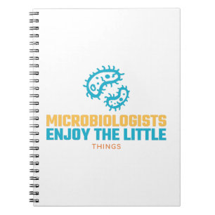 Microbiologists Enjoy The Little Things Notebook