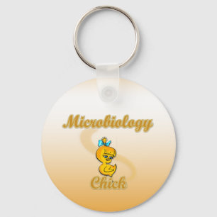 Microbiology Chick Key Ring