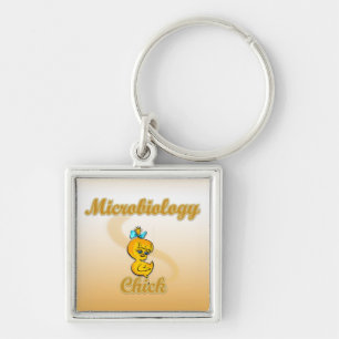 Microbiology Chick Key Ring