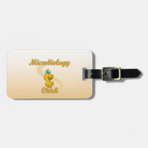 Microbiology Chick Luggage Tag