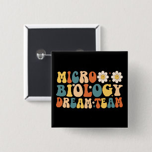 Microbiology Dream Team 15 Cm Square Badge
