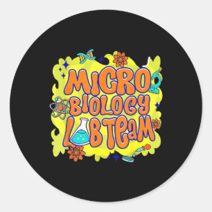 Microbiology Lab Team Lab Week 2025 Mystery Scient Classic Round Sticker