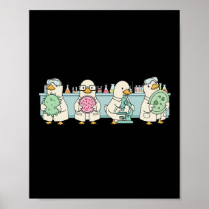 Microbiology Lab Tech Science Biology Teacher Sill Poster