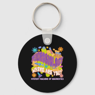 Microbiology Mystery Machine Of Diagnostics Lab We Key Ring