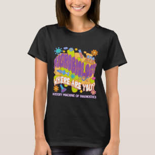 Microbiology Mystery Machine Of Diagnostics Lab We T-Shirt