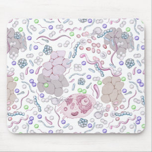 Microbiology Pattern Mouse Mat