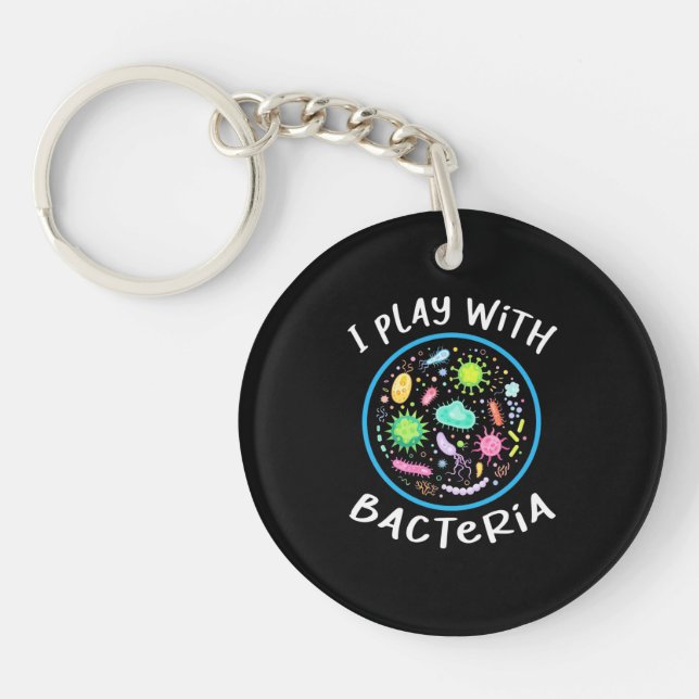 Microbiology Science Teacher Key Ring (Front)