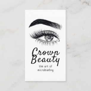 Microblading , Eyebrows,  Permanent Makeup Business Card