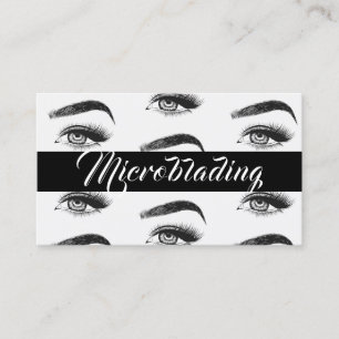Microblading , Eyebrows, Tattoo, Permanent Makeup Business Card