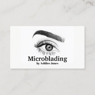 Microblading , Eyebrows, Tattoo, Permanent Makeup  Business Card