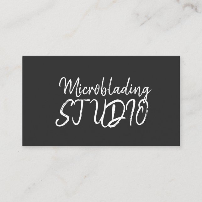 Microblading , Eyebrows, Tattoo, Permanent Makeup Business Card (Front)