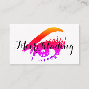 Microblading , Eyebrows, Tattoo, Permanent Makeup Business Card