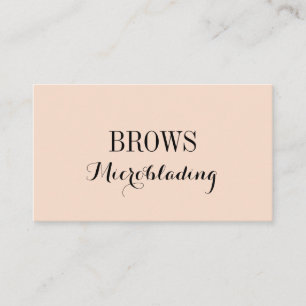 Microblading , Eyebrows, Tattoo, Permanent Makeup Business Card