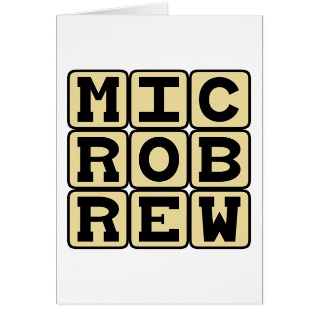 Microbrew, Independant Beer (Front)
