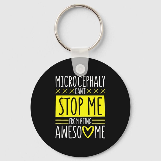 Microcephaly Can't Stop Me, Microcephaly Fighter S Key Ring (Front)