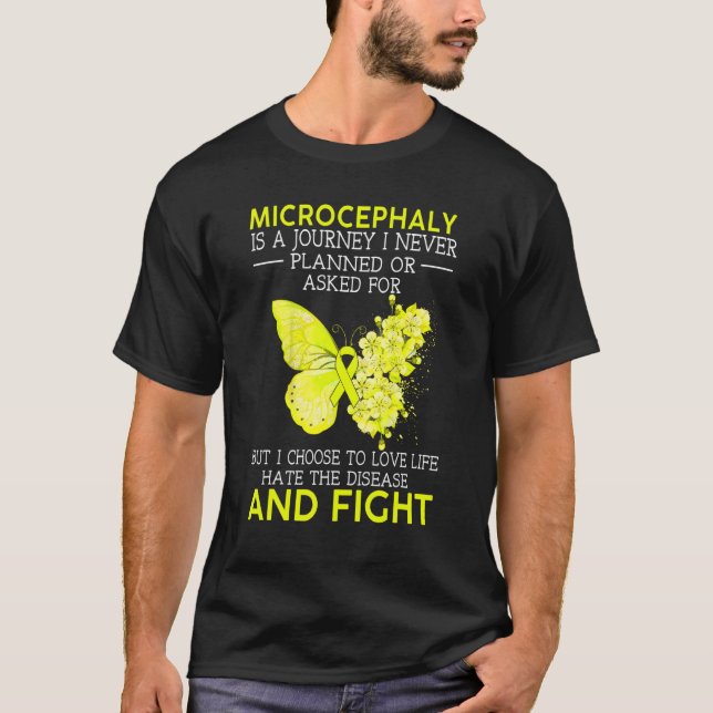 Microcephaly Is A Journey I Never Planned Butterfl T-Shirt (Front)