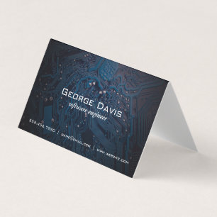 Microchip   Software Engineer Business Card
