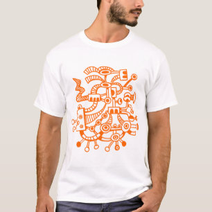 Microcosm Macrocosm 02 - Orange T-Shirt