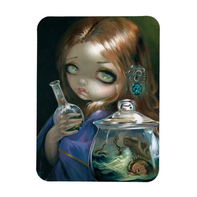 "Microcosm:  Sea Monsters" Flex Magnet (Vertical)