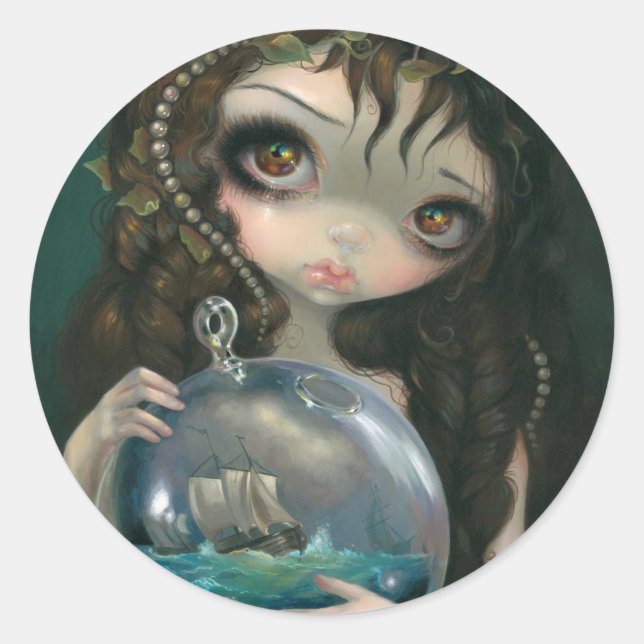 "Microcosm:  Seascape" Sticker (Front)