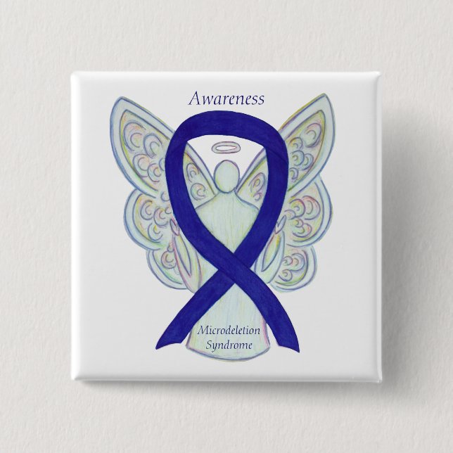 Microdeletion Syndrome  Awareness Ribbon Pin (Front)
