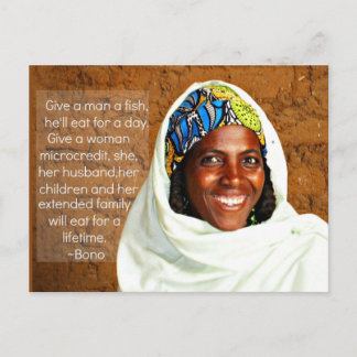 Microfinance Postcard
