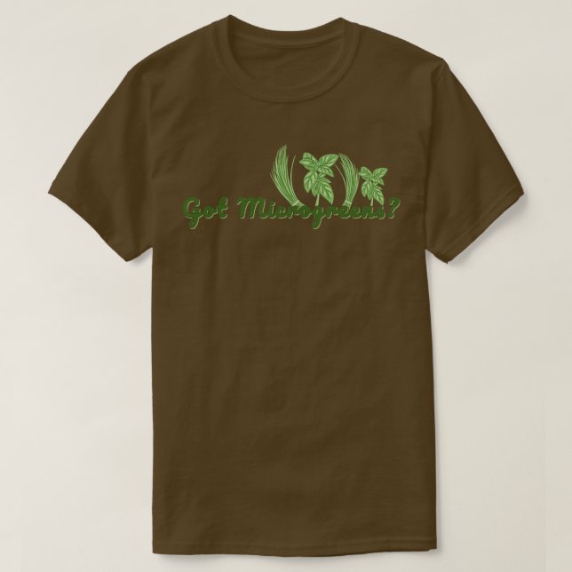 Microgreens Gardening 1 T-Shirt (Design Front)