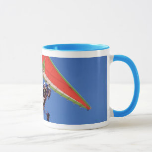 Microlight Flying In Sky, Western Cape Mug