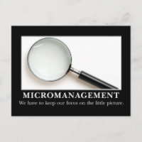 Micromanagement is a successful strategy