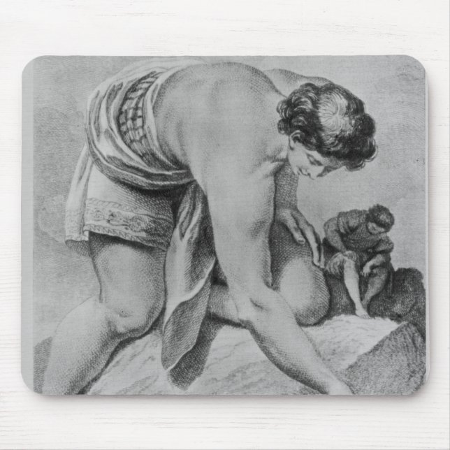 Micromegas skilfully picks up the ship mouse mat (Front)