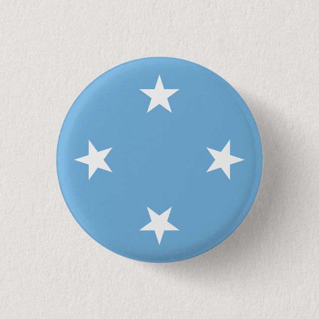 Micronesia Flag 3 Cm Round Badge (Front)