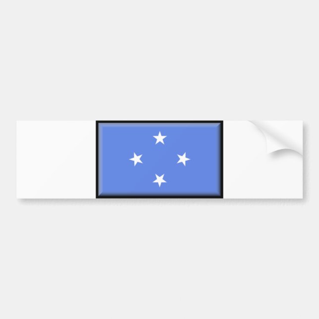Micronesia Flag Bumper Sticker (Front)