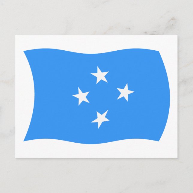 Micronesia Flag Postcard (Front)