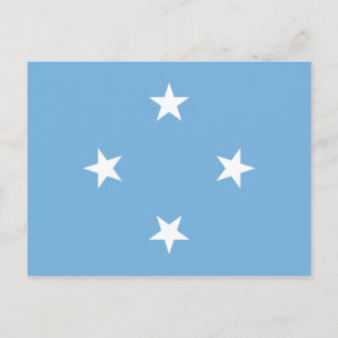 Micronesia Flag Postcard