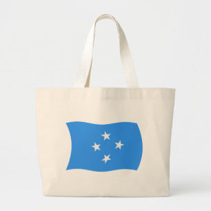 Micronesia Flag Tote Bag