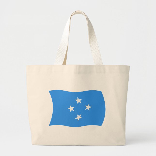 Micronesia Flag Tote Bag (Front)