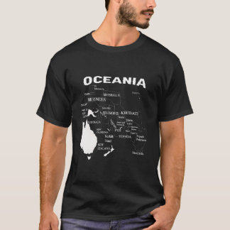 Micronesia Map Polynesia Map Melanesia Map T-Shirt