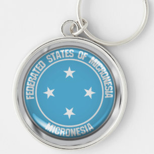 Micronesia Round Emblem Key Ring
