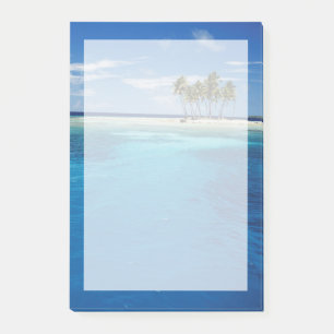Micronesia, Tonowas, View of idyllic tropical Post-it Notes