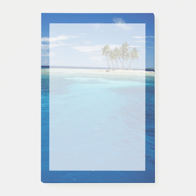 Micronesia, Tonowas, View of idyllic tropical Post-it Notes (Front)