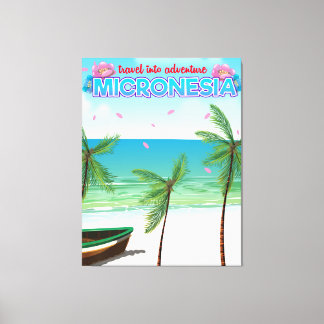Micronesia "Travel into adventure" Canvas Print