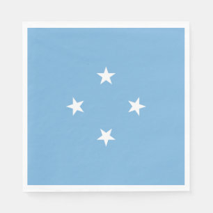 Micronesian Flag (Federated States of Micronesia) Napkin